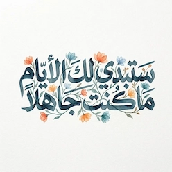 ستبدي لك الأيام ما كنت جاهلاً